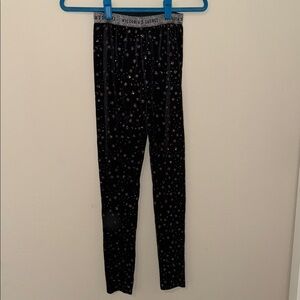 Victoria's Secret Black Starry Lounge Pants Size XS
